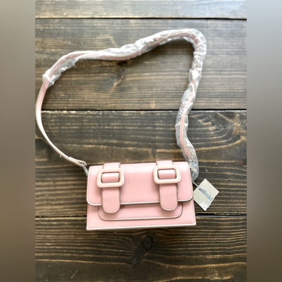 Mini Buckle Decor Flap Square Bag Without Bag Charm NWT - Picture 8 of 11